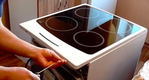 Ремонт сенсорной электроплиты. Ленск